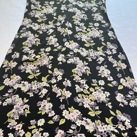 Gap Women's Sleeveless Dress Black/Lavender Multi floral Size Small - Picture 4 of 7